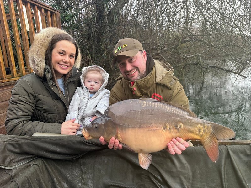 James with Joey and Elise